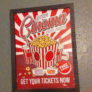 Retro Cinema Movie Nights Sign